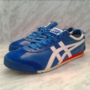 Onitsuka Tiger by Asics Blue and White Sneakers